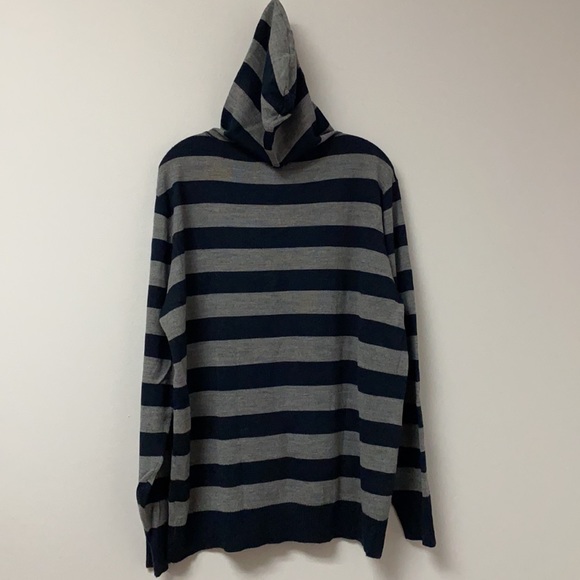 Paper Denim & Cloth Striped Hooded Sweater Size XL - Picture 8 of 11